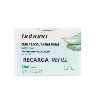 Babaria - Refil creme facial antirrugas - Aloe vera