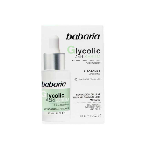 Babaria - Sérum facial com ácido glicólico