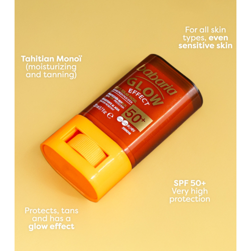 Babaria - Protetor solar facial FPS 50+ - Glow Effect