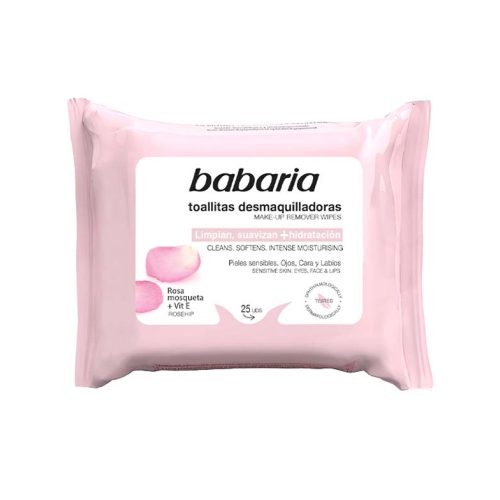 Babaria - Toalhetes desmaquilhantes - Rosa Mosqueta