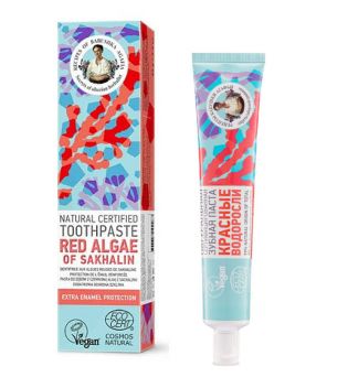 Babushka Agafia - Creme dental Sakhalin Red Algae - Proteção Extra Esmalte