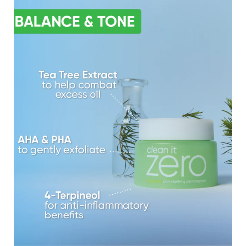Banila Co - Bálsamo de Limpeza de Poros Clean It Zero - Tea Tree-EX