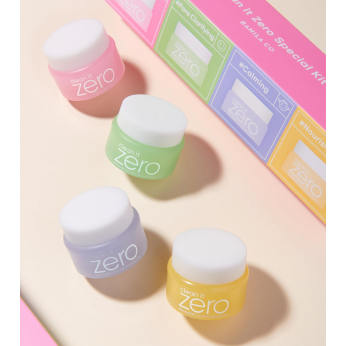 Banila Co - Conjunto de mini bálsamos de limpeza Clean it Zero