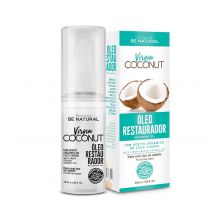 Be natural - Óleo restaurador Virgin Coconut - Para todos os tipos de cabelo