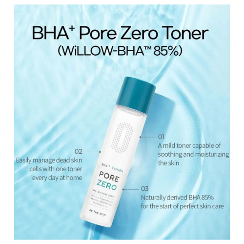 Be The Skin - *BHA+ Pore Zero* - Tônico para Cuidado dos Poros