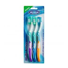 Beauty Formulas - Pacote de 3 escovas de dente Multi Action