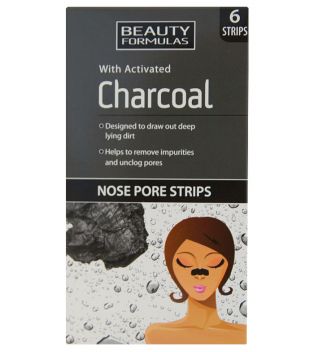 Beauty Formulas- Cleansing Nose Pore Strips - Charcoal