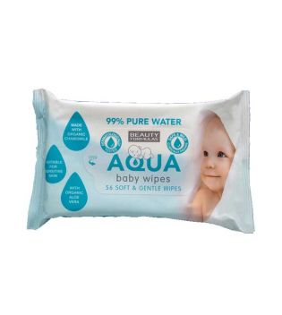 Beauty Formulas - Lenços umedecidos Aqua Baby - 56 unidades