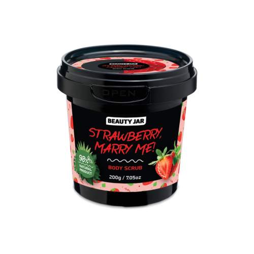 Beauty Jar - Esfoliante Corporal Hidratante Strawberry, Merry Me!
