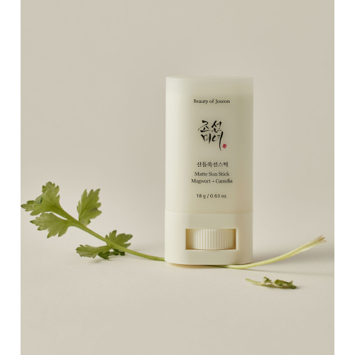 Beauty of Joseon - Protetor solar facial FPS50+ Matte sun stick: Mugwort + Camilia