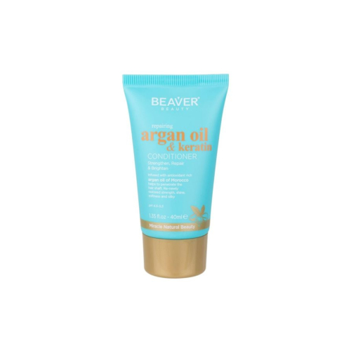 Beaver - *Argan Oil & Keratin* - Condicionador Reparador - Tamanho Mini