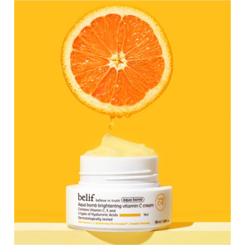 belif - *Aqua bomb* - Gel creme hidratante iluminador com vitamina C