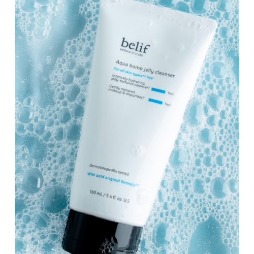 belif - *Aqua bomb* - Limpador facial hidratante Jelly Cleanser