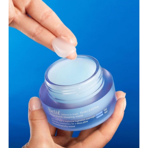 belif - *Aqua bomb* - Máscara noturna hiperhidratante