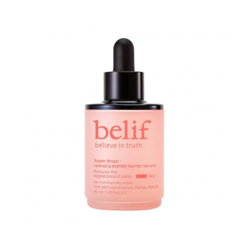 belif - *Super Drops* - Sérum reafirmante com retinol e peptídeos