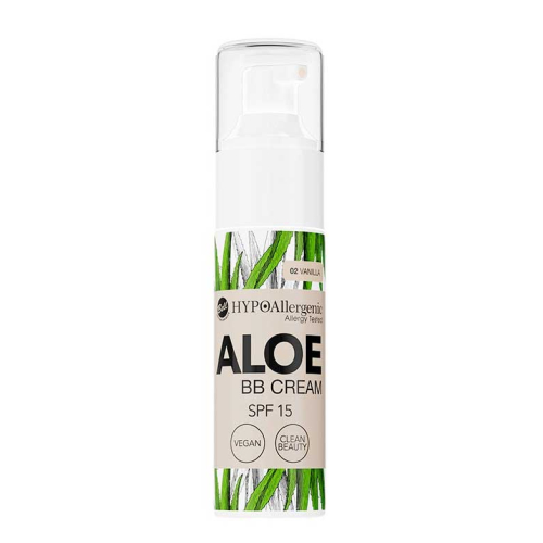 Bell - *Aloe* - BB Creme Hipoalergênico FPS15 - 02: Vanilla