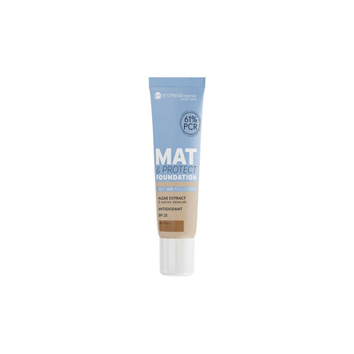 Bell - Base de maquiagem hipoalergênica Mat&Protect SPF25 - 08: Espresso