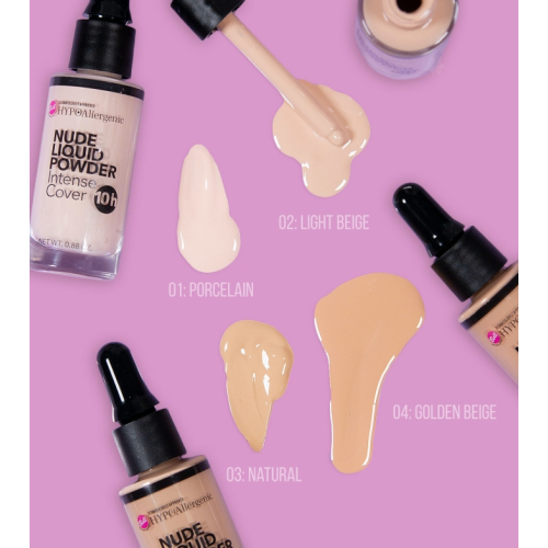 Bell - Base de Maquilhagem Hipoalergénica Nude Liquid Powder - 02: Light Beige