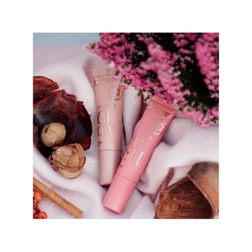 Bell - *Nature Reflection* - Blush Líquido Hipoalergênico - 01: Pétala de Rosa