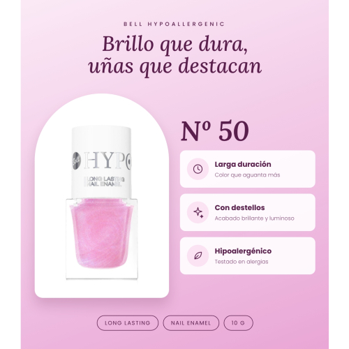 Bell HYPOAllergenic - Verniz de unhas Long Lasting - 50