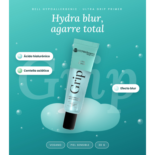 Bell HYPOAllergenic - Pré-base de maquilhagem Grip Ultra Primer
