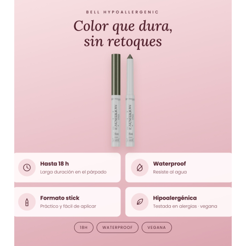 Bell HYPOAllergenic - Sombra de olhos em stick 18h Waterproof - 05: Olive