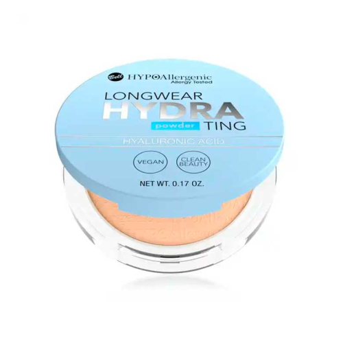 Bell - Pó compacto com ácido hialurônico Longwear Hydrating - 03: Natural