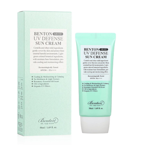 Benton - Protetor solar facial UV Defense Air Fit SPF50 PA++++ - 50ml