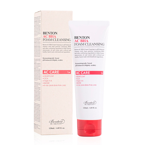 Benton - Gel de limpeza AC BHA para pele oleosa