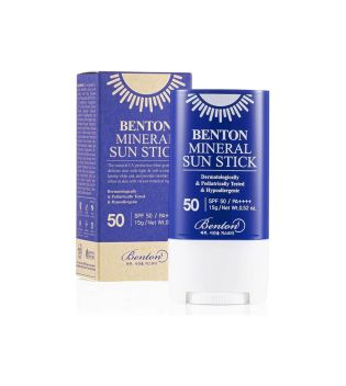 Benton - Protetor solar facial FPS50+ Mineral Sun Stick