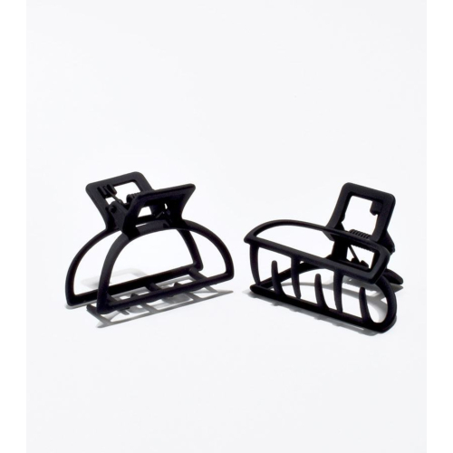 Beter - Duo de grampos de metal fosco