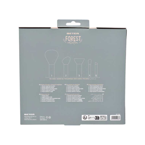 Beter - *Forest Collection* - Conjunto de pincéis Makeup