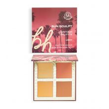 BH Cosmetics - Paleta de rosto Sun Sculpt Contour Palette - Light