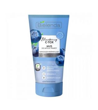 Bielenda - * Blueberry C-TOX * - Mousse de limpeza facial hidratante e iluminadora