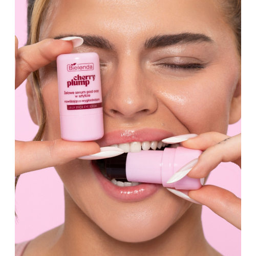Bielenda - *Cherry Plump* - Bastão para contorno dos olhos com tripeptídeos