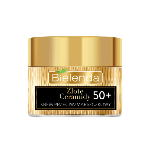 Bielenda - *Golden Ceramides* - Creme facial antirrugas lifting e regenerador dia e noite - Mais de 50 anos