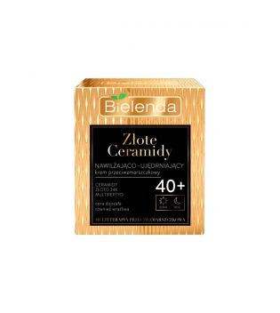 Bielenda - *Golden Ceramides* - Creme facial antirrugas hidratante e reafirmante - Mais de 40 anos