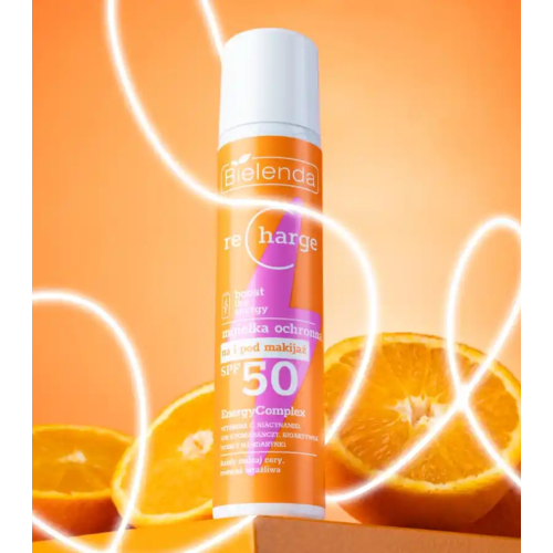Bielenda - *Recharge* - Bruma facial iluminadora SPF50
