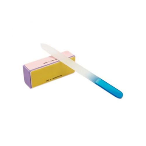 Bifull - Conjunto de bloco de polimento e lima de vidro temperado