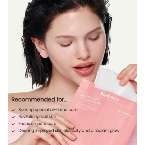 Biodance - Máscara facial noturna de hidrogel com colágeno