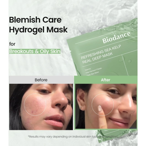 Biodance - Pack de 4 máscaras faciais - Refreshing Sea Kelp