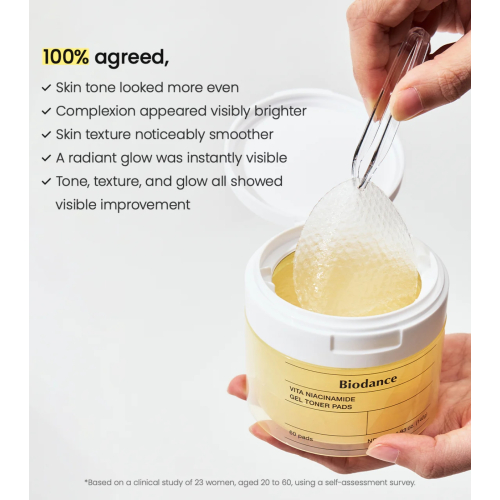 Biodance - Tônico Iluminador em Disco Vita Niacinamide - 60 unidades