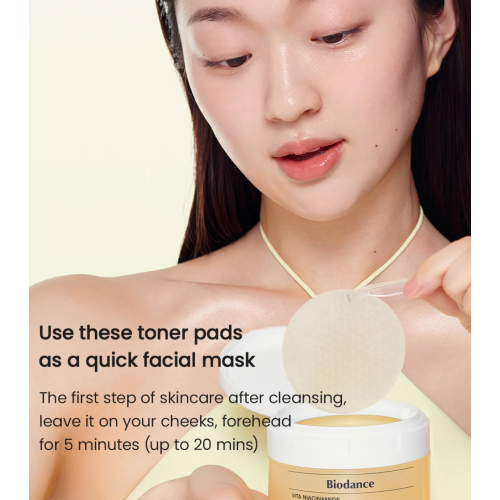 Biodance - Tônico Iluminador em Disco Vita Niacinamide - 60 unidades