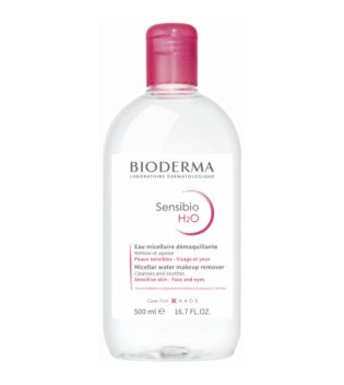 Bioderma - Sensibio H2O água micelar desmaquilhante 500ml - Pele sensível