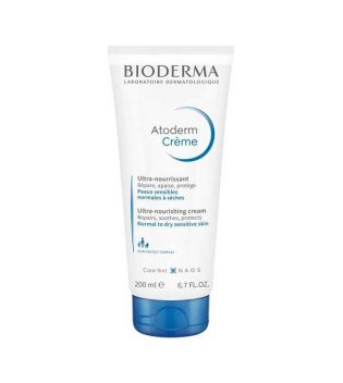 Bioderma - Creme ultra-hidratante corpo e rosto Atoderm Crème 200ml - Pele sensível normal a seca