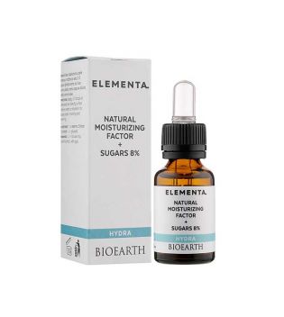 Bioearth - Sérum facial concentrado 8% fator hidratante natural + açúcar