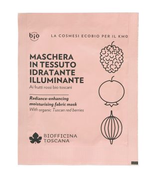 Biofficina Toscana - Máscara em tecido hidratante e luminoso
