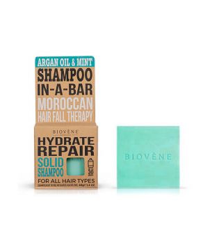 Biovène - Shampoo sólido hidrata e repara - Argan Oil & Mint
