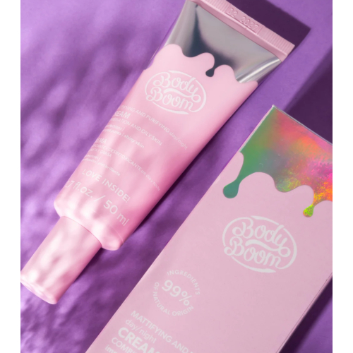 Bodyboom - *Basic Pink* - Creme facial matificante - Pele mista e oleosa