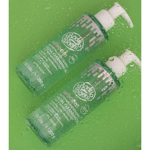 Bodyboom - *Seboom* - Gel de limpeza matificante Betaína + Ácido Salicílico - Pele mista e oleosa
